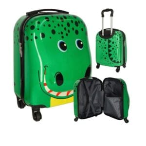 Pricenet – Barnekoffert med hjul Krokodillemønster